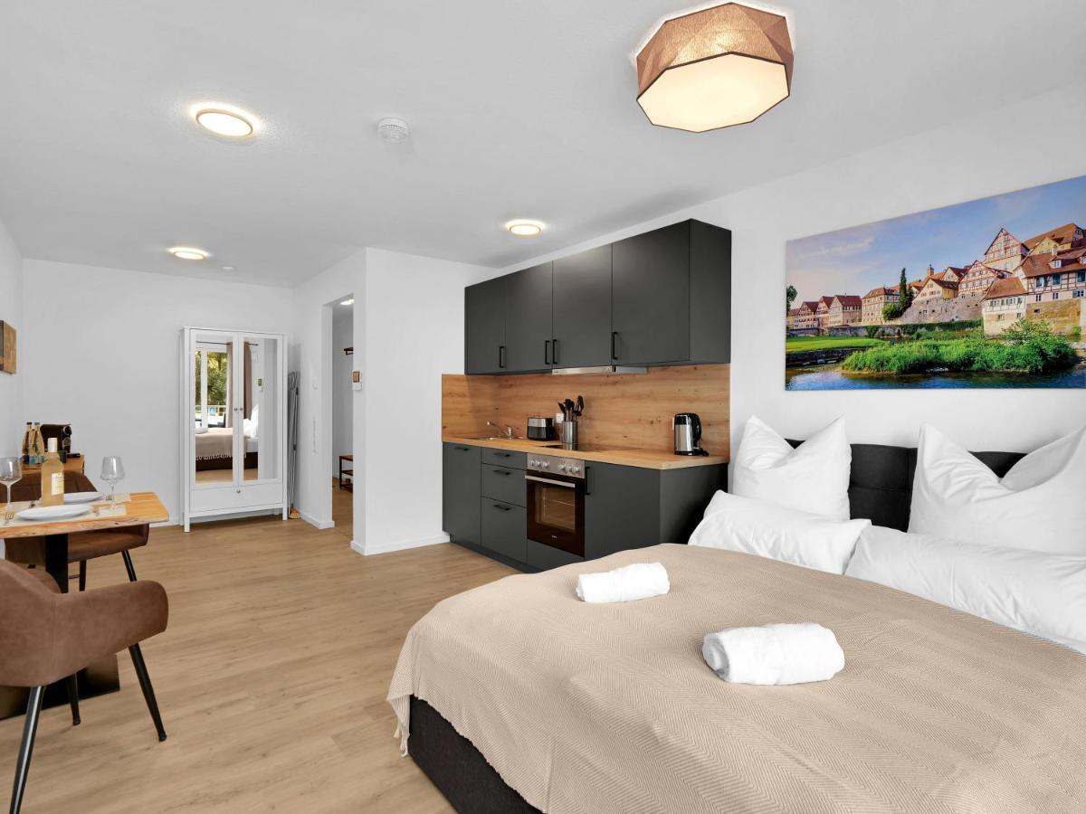 Schwäbisch Hall Inhome Studio Apartment - Kueche - Parken - Tv المظهر الخارجي الصورة