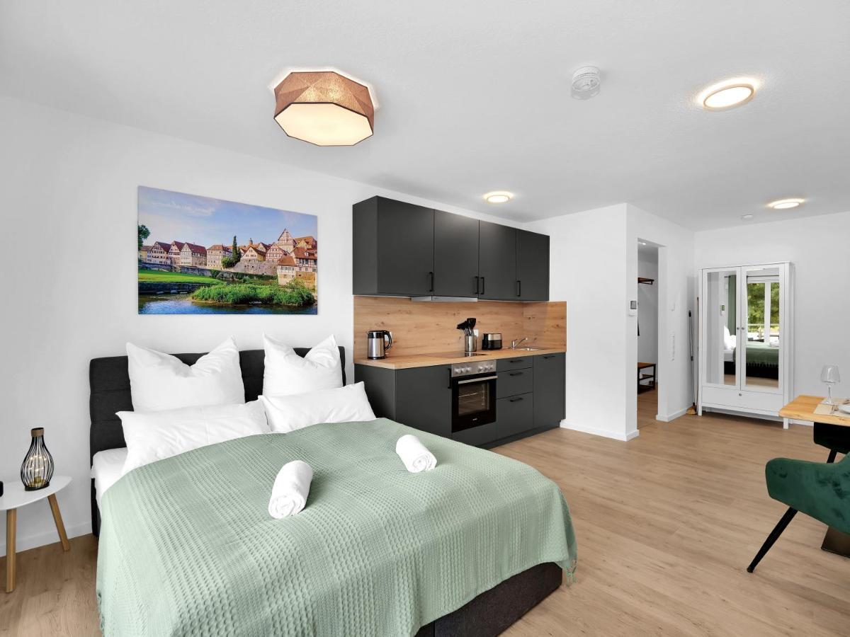 Schwäbisch Hall Inhome Studio Apartment - Kueche - Parken - Tv المظهر الخارجي الصورة